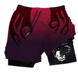 Luffy Gear 4 Anime Gym Shorts 3D Print 2 In 1