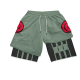 Jonin Gym Shorts 3D Print 2 In 1 Quick Dry Shorts