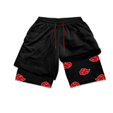 Akatsuki Gym Shorts  3D Print 2 In 1