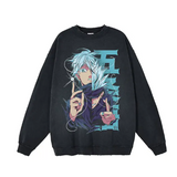 Jujutsu Kaisen Limitless Gojo Washed Crewneck Sweatshirt