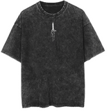 Toji Graphic Print Vintage Washed T-shirt Men