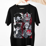 Cowboy Bebop X Berserk X Death Note X Gundam T-Shirt