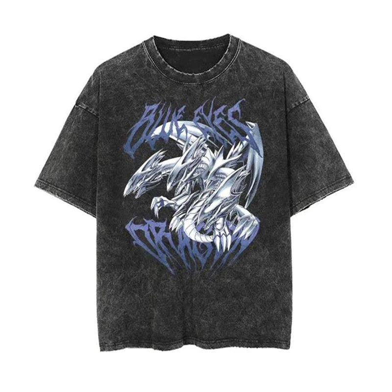 Blue Eyes White Dragon Vintage T-Shirt – ZetsuCo